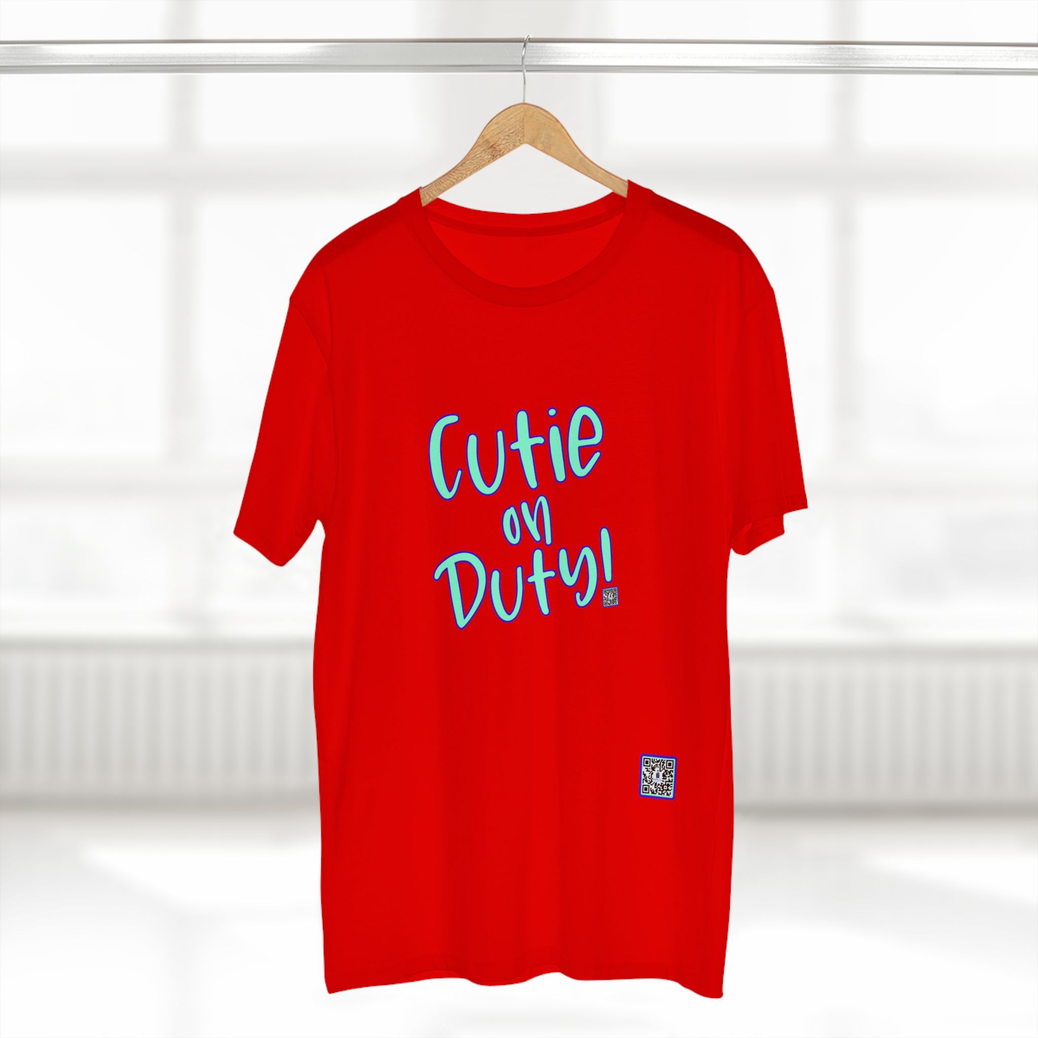 Cute Adult Tee: 'Cutie on Duty!' Funny Shirt, Casual Wear, Gifts for Her, Birthday Surprise, Everyday Comfort - Image 8