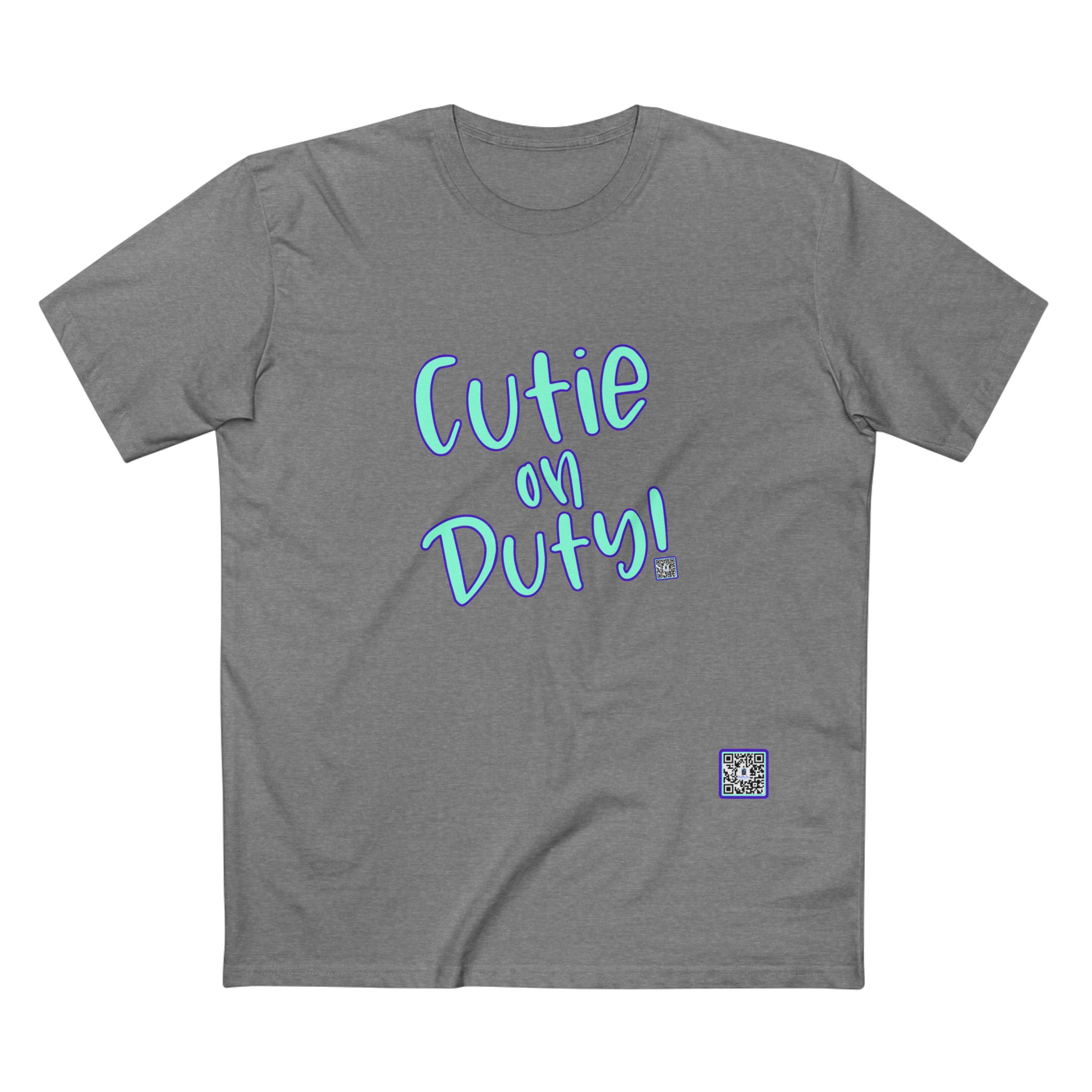 Cute Adult Tee: 'Cutie on Duty!' Funny Shirt, Casual Wear, Gifts for Her, Birthday Surprise, Everyday Comfort - Image 25