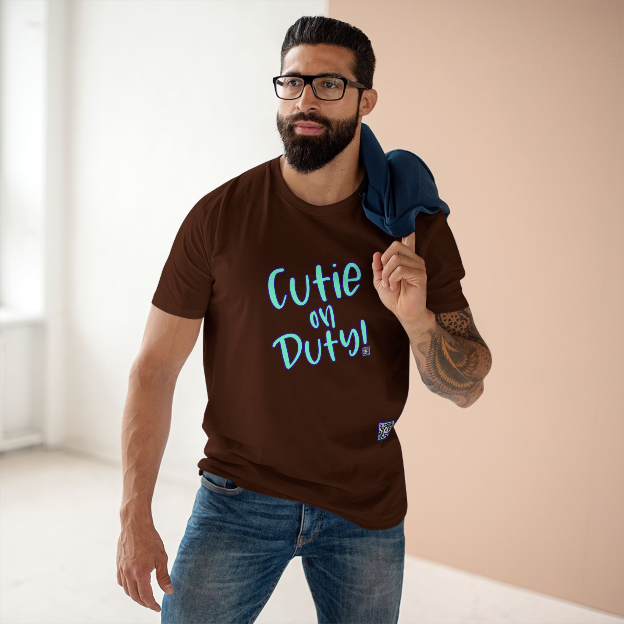 Cute Adult Tee: 'Cutie on Duty!' Funny Shirt, Casual Wear, Gifts for Her, Birthday Surprise, Everyday Comfort - Image 23