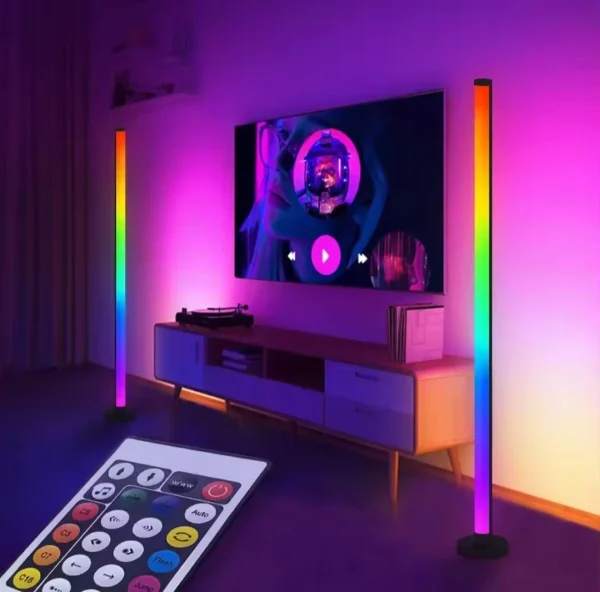 Smart RGB Standing Mood Lights w/ Remote Control & FX
