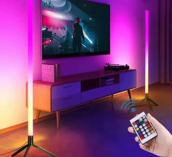 2pack Smart Atmospheric Standing Decor Lights w/ Cool FX & Remote.
