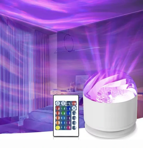 RGB Aurora Projector Light W/ Remote & FX