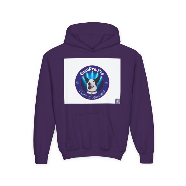 Youth Hoodie with Fun Rave Doggy Design - Perfect for Kids, Gift for Dog Lovers, Cozy Sweatshirt for Outdoor Fun, Festival Attire CoolPro.Pro - Image 25