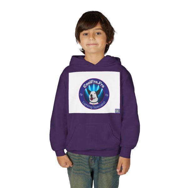 Youth Hoodie with Fun Rave Doggy Design - Perfect for Kids, Gift for Dog Lovers, Cozy Sweatshirt for Outdoor Fun, Festival Attire CoolPro.Pro - Image 27