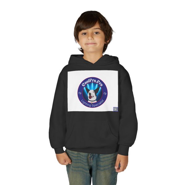 Youth Hoodie with Fun Rave Doggy Design - Perfect for Kids, Gift for Dog Lovers, Cozy Sweatshirt for Outdoor Fun, Festival Attire CoolPro.Pro - Image 7