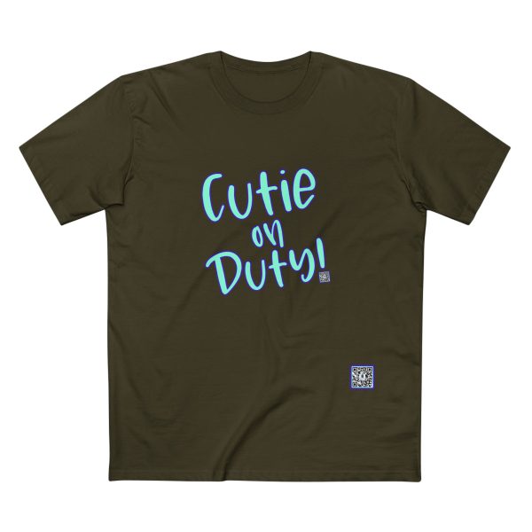 Cute Adult Tee: 'Cutie on Duty!' Funny Shirt, Casual Wear, Gifts for Her, Birthday Surprise, Everyday Comfort - Image 29