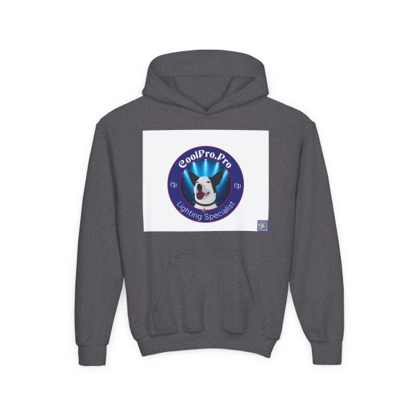 Youth Hoodie with Fun Rave Doggy Design - Perfect for Kids, Gift for Dog Lovers, Cozy Sweatshirt for Outdoor Fun, Festival Attire CoolPro.Pro - Image 17