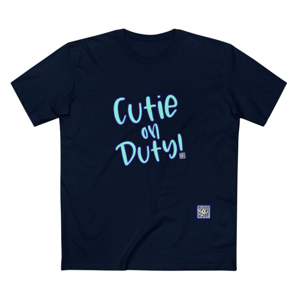 Cute Adult Tee: 'Cutie on Duty!' Funny Shirt, Casual Wear, Gifts for Her, Birthday Surprise, Everyday Comfort - Image 37