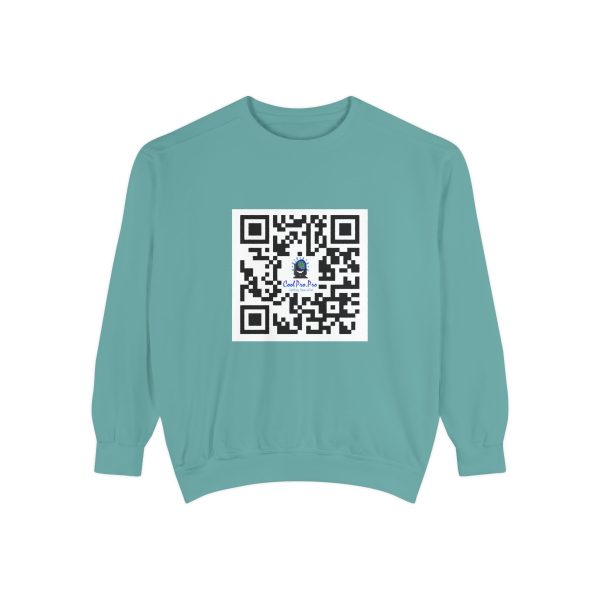 Casual QR Code Sweatshirt - Unisex Fashion, DJ- Dance Party  Lighting ,Comfortable Gift, Trendy ,Fun, Tech-Inspired Apparel, Customizable Design, Perfect for Any Occasion - Image 5