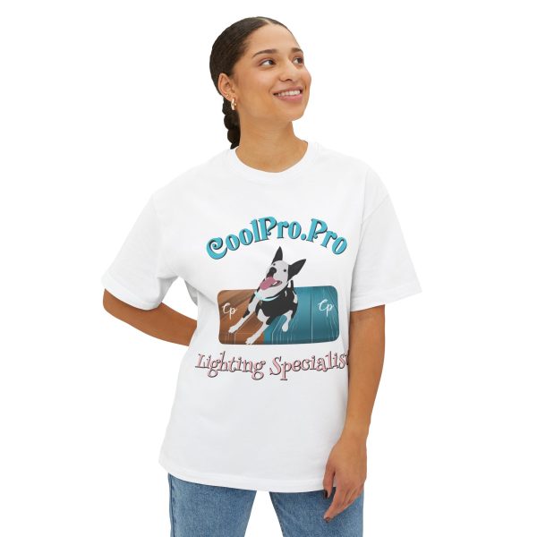 Copy of CoolPro Fun & Trendy Fetch Doggy outside  Unisex Oversized Boxy Tee - Image 3