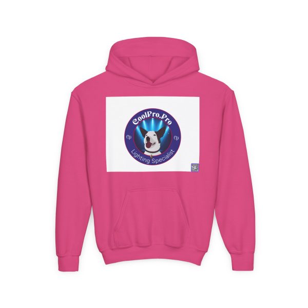 Youth Hoodie with Fun Rave Doggy Design - Perfect for Kids, Gift for Dog Lovers, Cozy Sweatshirt for Outdoor Fun, Festival Attire CoolPro.Pro - Image 33