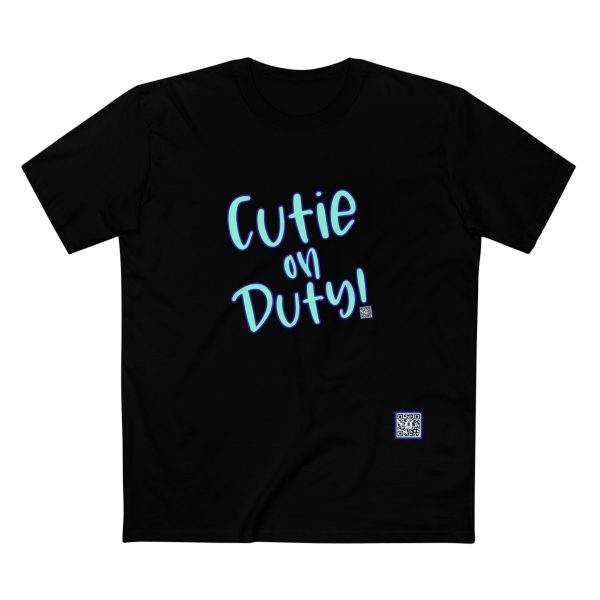 Cute Adult Tee: 'Cutie on Duty!' Funny Shirt, Casual Wear, Gifts for Her, Birthday Surprise, Everyday Comfort - Image 9