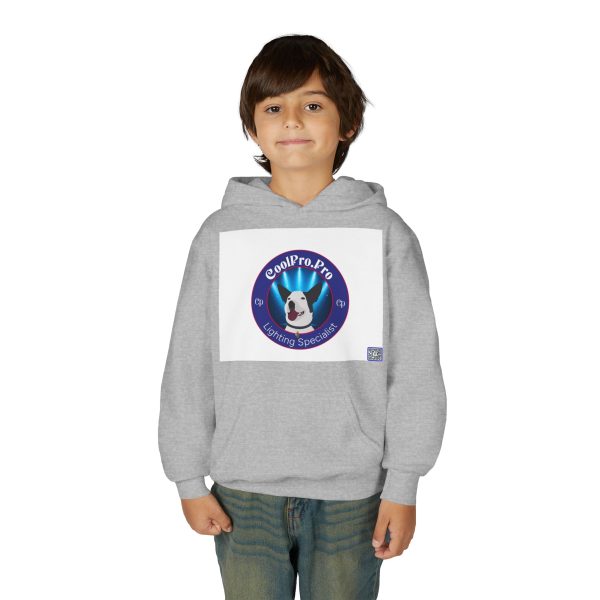 Youth Hoodie with Fun Rave Doggy Design - Perfect for Kids, Gift for Dog Lovers, Cozy Sweatshirt for Outdoor Fun, Festival Attire CoolPro.Pro - Image 11
